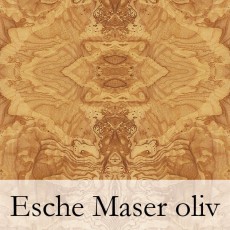 Esche Maser oliv