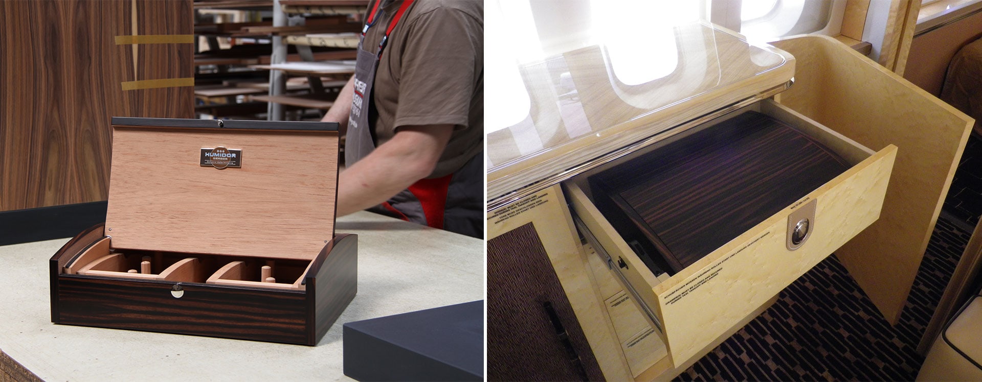 GERBER Humidor Reisehumidor für ein Flugzeug