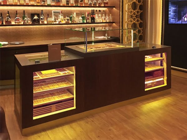 Cigar Lounges Luxus Schiff GERBER Humidor
