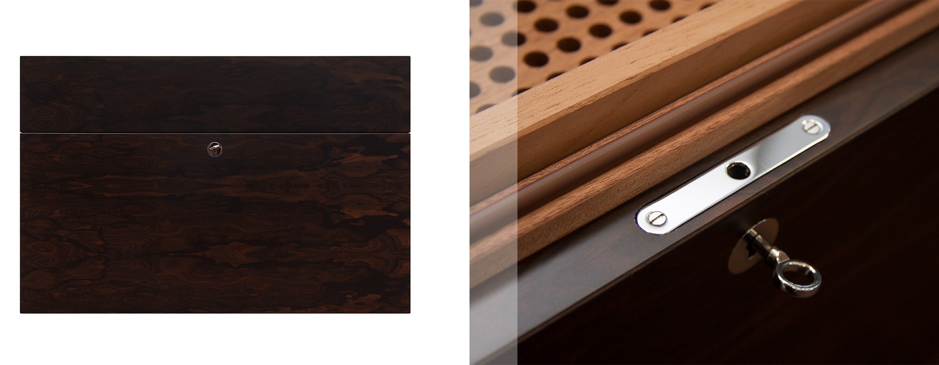 Gerber Tischhumidor aus Spanischer Zeder und Ziricote.