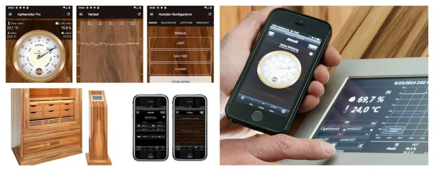 Neue App zur Steuerung des Humidors